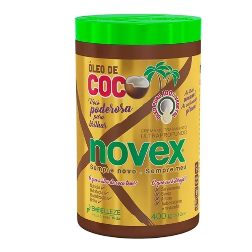 Creme de Tratamento Óleo de Coco 1 Kg, Novex